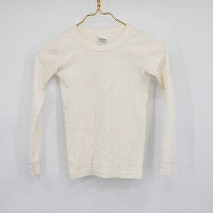 Hanna Andersson Organic Cotton Ivory Made in Peru Size 6-7